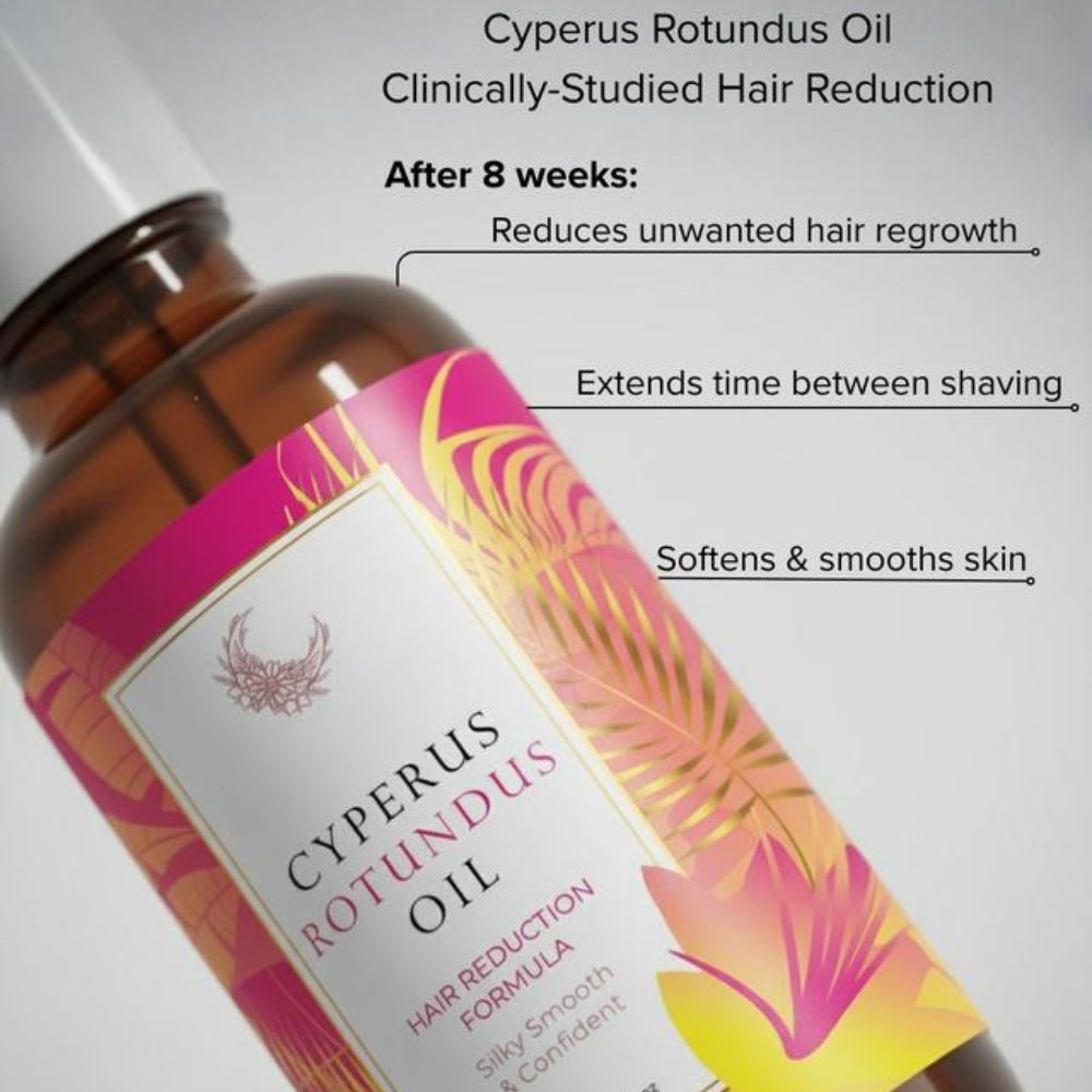 Cyperus Rotundus Oil for Natural Hair Reduction
